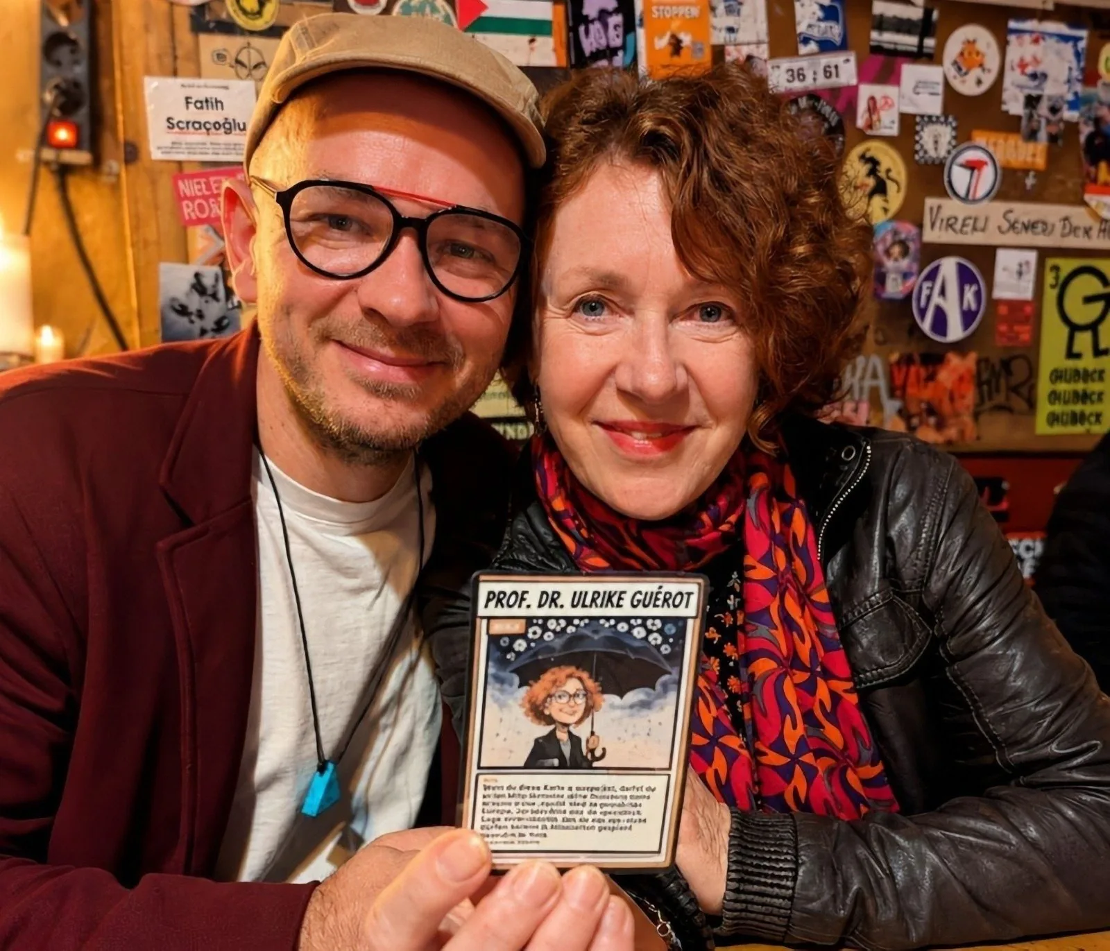 Ulrike Guérot und Adam Nümm im Laidak