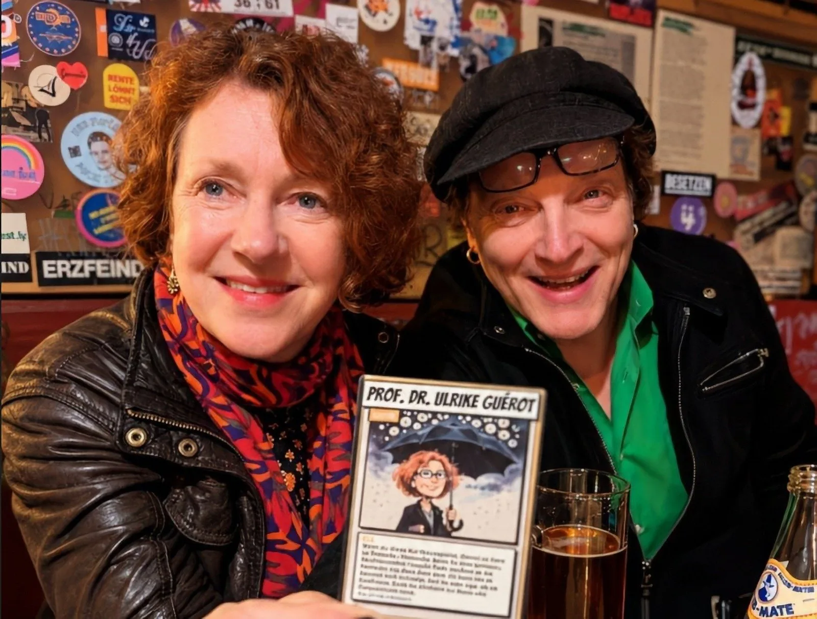 Ulrike Guérot mit Guide dem Musiker Guido de Gyrich
